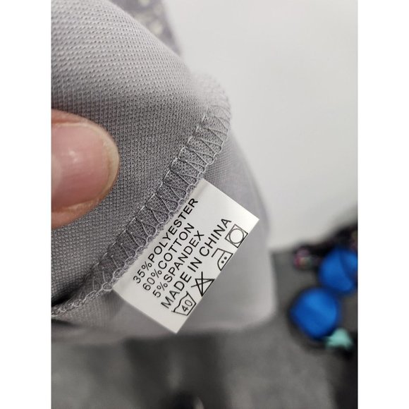 Homeyee Fashion Womens Fit & Flare Dress Small Gray Sleeveless Lace Waist NWT - Picture 11 of 11